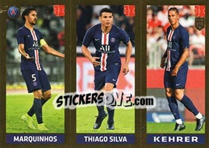 Sticker Marquinhos / Thiago Silva / Kehrer - FIFA 365 2020. 448 stickers version n. 148 - Panini
