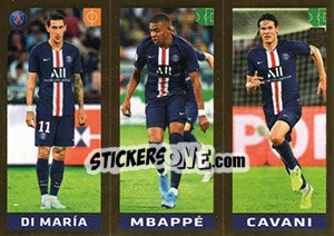 Sticker Di María / Mbappé / Cavani - FIFA 365 2020. 448 stickers version n. 152 - Panini