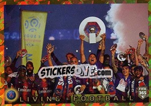 Sticker Paris Saint-Germain Living Football - FIFA 365 2020. 448 stickers version n. 154 - Panini