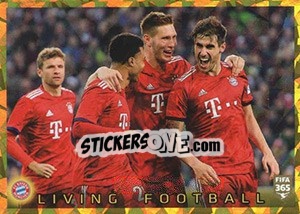 Sticker FC Bayern München Living Football - FIFA 365 2020. 448 stickers version n. 170 - Panini