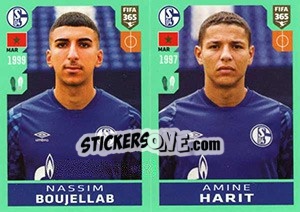 Sticker Nassim Boujellab / Amine Harit - FIFA 365 2020. 448 stickers version n. 194 - Panini