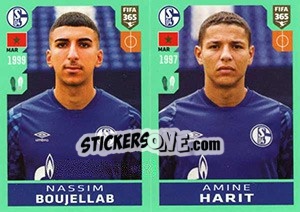 Figurina Nassim Boujellab / Amine Harit - FIFA 365 2020. 448 stickers version - Panini