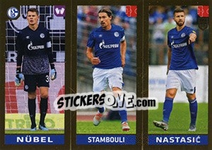 Sticker Nübel / Stambouli / Nastasic - FIFA 365 2020. 448 stickers version - Panini