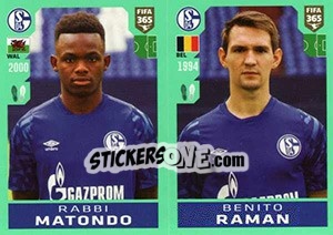 Sticker Rabbi Matondo / Benito Raman - FIFA 365 2020. 448 stickers version n. 197 - Panini