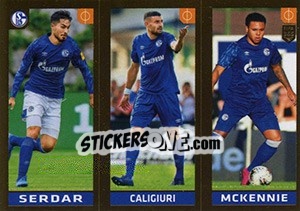 Sticker Serdar / Caligiuri / McKennie - FIFA 365 2020. 448 stickers version n. 198 - Panini