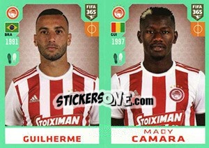 Figurina Guilherme / Mady Camara - FIFA 365 2020. 448 stickers version n. 208 - Panini