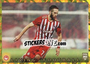 Sticker Olympiacos FC Living Football - FIFA 365 2020. 448 stickers version n. 218 - Panini