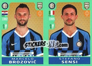 Figurina Marcelo Brozovic / Stefano Sensi