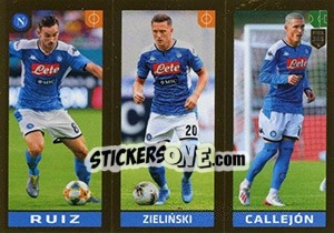 Cromo Ruiz - Zieliński - José Callejón - FIFA 365 2020. 448 stickers version - Panini