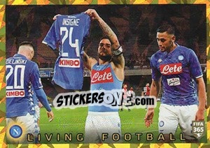 Sticker SSC Napoli Living Football - FIFA 365 2020. 448 stickers version - Panini