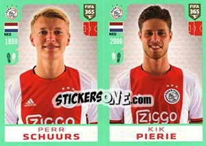Sticker Perr Schuurs / Kik Pierie - FIFA 365 2020. 448 stickers version n. 271 - Panini