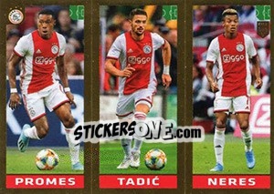 Sticker Promes / Tadic / Neres - FIFA 365 2020. 448 stickers version n. 280 - Panini