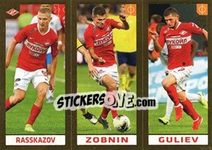 Cromo Rasskazov / Zobnin- Guliev - FIFA 365 2020. 448 stickers version - Panini