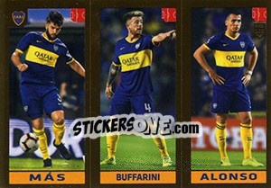 Figurina Máa / Buffarini / Alonso - FIFA 365 2020. 448 stickers version - Panini