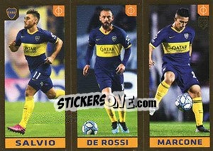 Sticker Salvio / De Rossi / Marcone - FIFA 365 2020. 448 stickers version n. 310 - Panini
