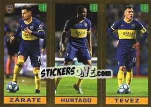 Sticker Zárate / Hurtado / Tévez - FIFA 365 2020. 448 stickers version n. 312 - Panini