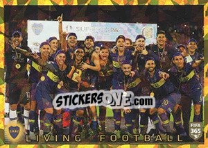 Figurina Boca Juniors Living Football - FIFA 365 2020. 448 stickers version - Panini