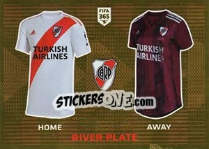 Sticker River Plate T-Shirt - FIFA 365 2020. 448 stickers version - Panini