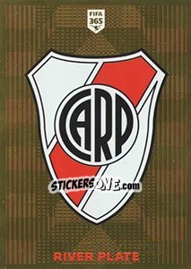 Sticker River Plate Logo - FIFA 365 2020. 448 stickers version n. 323 - Panini