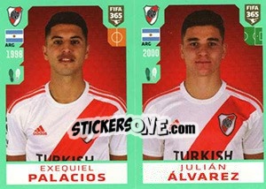 Sticker Exequiel Palacios - Julián Álvarez