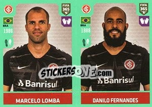 Sticker Marcelo Lomba / Danilo Fernandes - FIFA 365 2020. 448 stickers version n. 332 - Panini