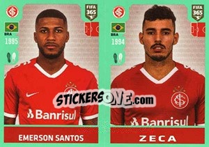 Sticker Emerson Santos / Zeca - FIFA 365 2020. 448 stickers version - Panini