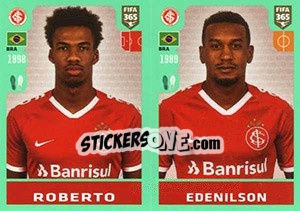 Sticker Roberto / Edenílson - FIFA 365 2020. 448 stickers version - Panini