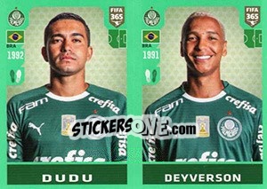 Sticker Dudu / Deyverson - FIFA 365 2020. 448 stickers version n. 361 - Panini