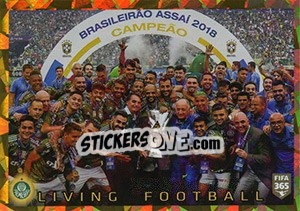 Figurina Palmeiras Living Football - FIFA 365 2020. 448 stickers version - Panini