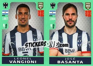 Sticker Leonel Vangioni / José Basanta - FIFA 365 2020. 448 stickers version n. 365 - Panini