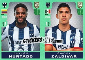Sticker Avilés Hurtado / Ángel Zaldívar - FIFA 365 2020. 448 stickers version n. 375 - Panini