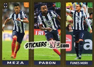 Sticker Meza / Pabón / Funes Mori - FIFA 365 2020. 448 stickers version - Panini