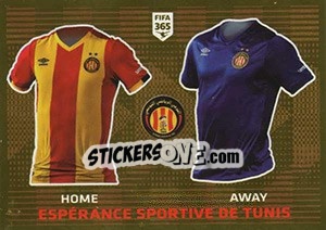 Sticker Espérance Sportive de Tunis T-Shirt - FIFA 365 2020. 448 stickers version - Panini