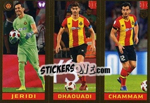Sticker Jeridi / Dhaouadi / Chemmam - FIFA 365 2020. 448 stickers version n. 388 - Panini
