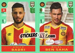 Sticker Anice Badri / Bilel Ben Saha - FIFA 365 2020. 448 stickers version n. 391 - Panini