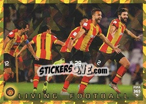 Sticker Espérance Sportive de Tunis Living Football - FIFA 365 2020. 448 stickers version n. 394 - Panini