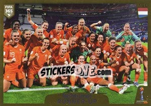 Sticker FIFA Women's Wolrd Cup France 2019 Runner-Up - FIFA 365 2020. 448 stickers version n. 407 - Panini