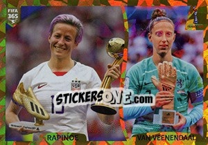 Sticker FIFA Women's Wolrd Cup France 2019 Awards - FIFA 365 2020. 448 stickers version n. 413 - Panini