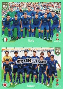 Figurina Italy - Japan - FIFA 365 2020. 448 stickers version - Panini