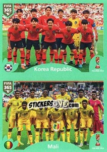 Figurina Korea Republic - Mali - FIFA 365 2020. 448 stickers version - Panini