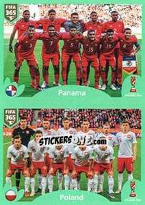 Sticker Panama - Poland - FIFA 365 2020. 448 stickers version - Panini