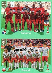 Sticker Panama - Poland - FIFA 365 2020. 448 stickers version n. 421 - Panini