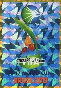 Sticker FIFA U-17 World Cup Brasil 2019 Emblem - FIFA 365 2020. 448 stickers version - Panini