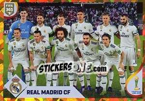 Sticker FIFA Club World Cup UAE 2018 Real Madrid CF - FIFA 365 2020. 448 stickers version n. 436 - Panini