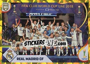 Sticker FIFA Club World Cup UAE 2018 Real Madrid CF - FIFA 365 2020. 448 stickers version n. 437 - Panini