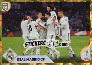 Sticker FIFA Club World Cup UAE 2018 Real Madrid CF - FIFA 365 2020. 448 stickers version n. 438 - Panini