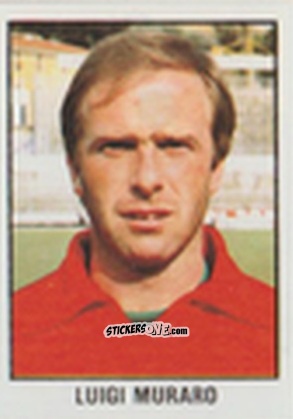 Sticker Luigi Muraro - Calcio Flash 1981 n. 2 - Edizioni Flash
