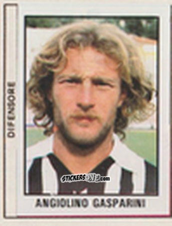 Cromo Angiolino Gasparini - Calcio Flash 1981 n. 5 - Edizioni Flash