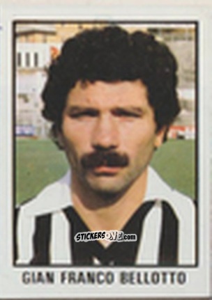 Cromo Gian Franco Bellotto - Calcio Flash 1981 n. 9 - Edizioni Flash