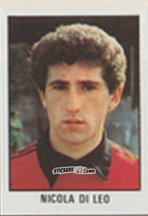 Sticker Nicola Di Leo - Calcio Flash 1981 n. 17 - Edizioni Flash